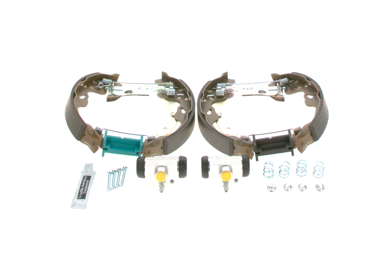 BOSCH 0 204 114 151 Stabdžių rinkinys, būgniniai stabdžiai Toyota Yaris Verso 1.5 (NCP21_) benzinas 105 AG 2003