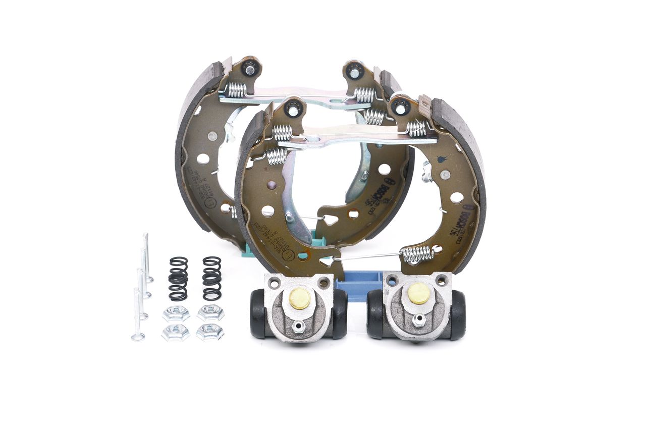 BOSCH 0 204 114 200 Garnitura zavornih oblog bobnasta zavora AX Hatchback 1.1 Bencin 54 km 1992
