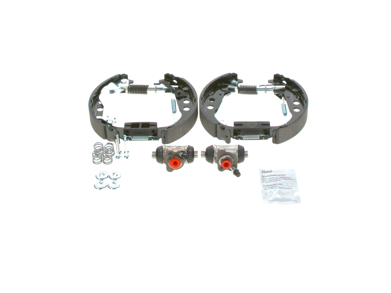 BOSCH 0 204 114 663 Stabdžių rinkinys, būgniniai stabdžiai TOYOTA Yaris Verso (_P2_) 1.5 (NCP21_) benzinas 105 AG 2005