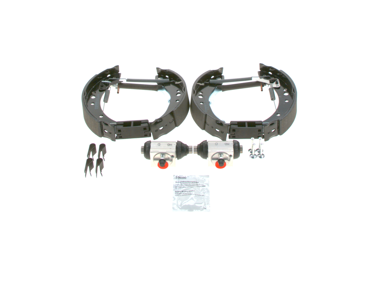 BOSCH 0 204 114 665 Комплект колодок и цилиндров барабанного тормоза MITSUBISHI Colt VI (Z30) 1.3 (Z21A) бензин 95 л.с. 2011