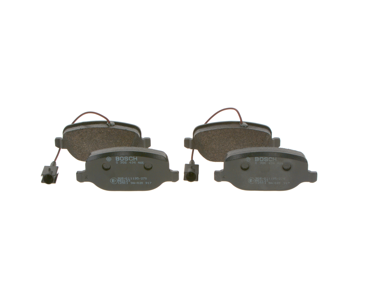 BOSCH Plaquettes de frein 0 986 494 466