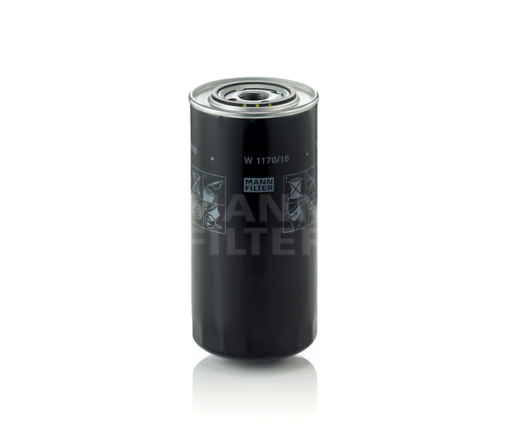 Alyvos filtras MANN-FILTER W 1170/16 tinka BMW, AUDI, VOLKSWAGEN, MERCEDES-BENZ, VOLVO pigu