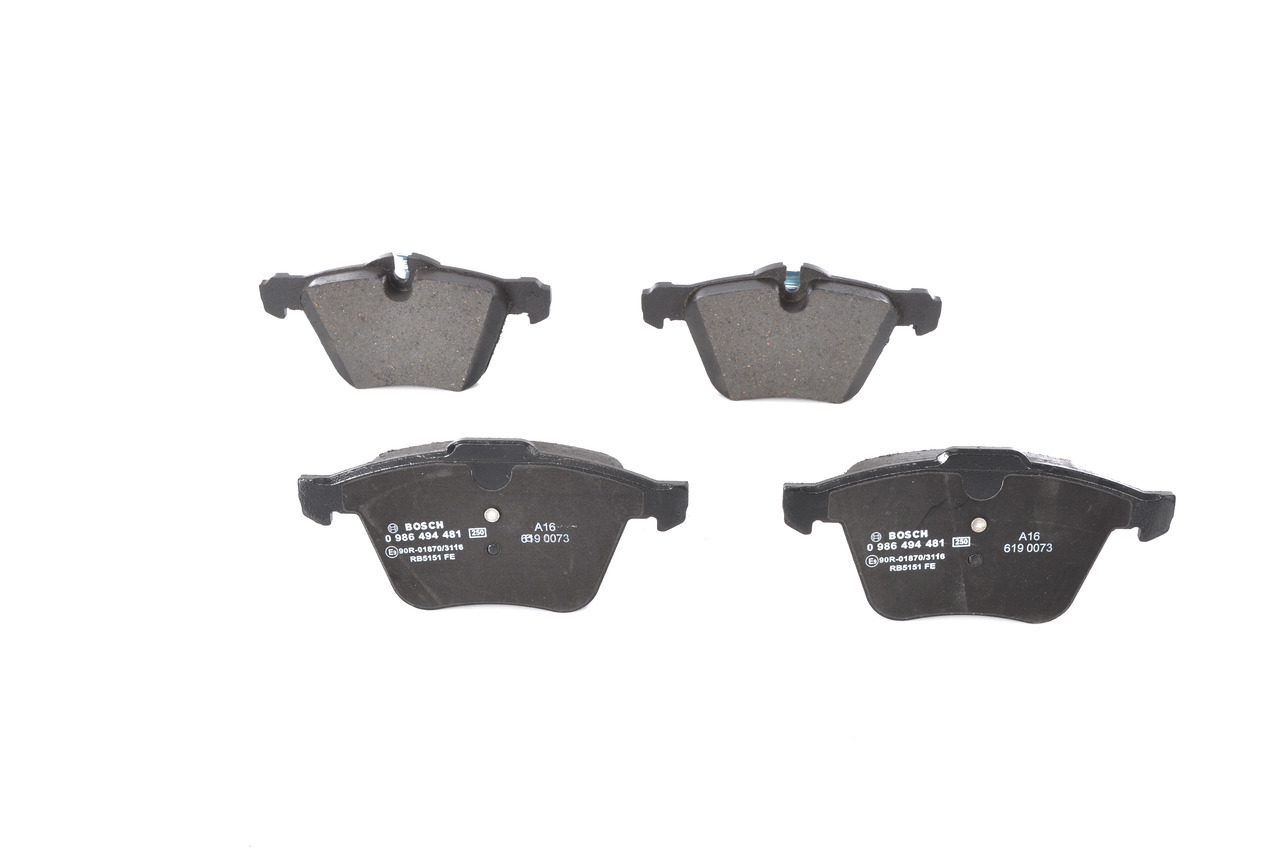 C2D60654 OE BOSCH Plaquettes de frein 0 986 494 481