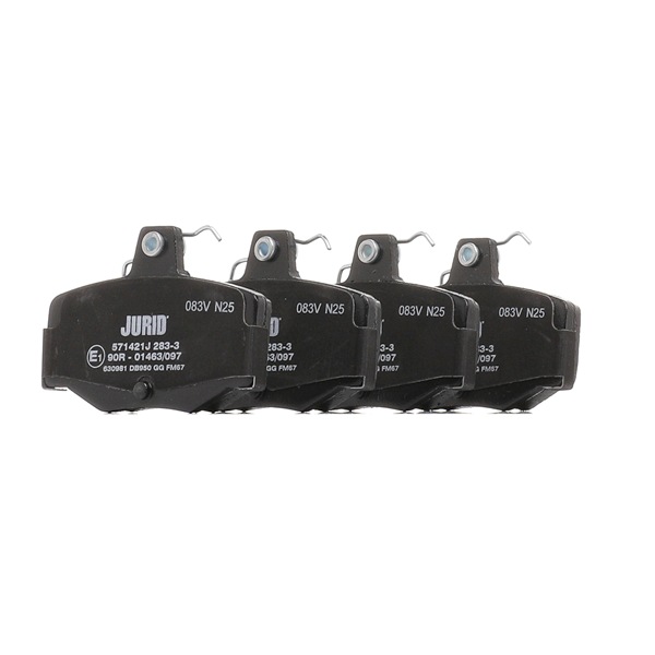 21545 JURID 571421J Nissan Almera Tino brake pad set rear and front