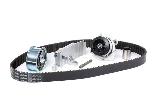 Kit de distribution + pompe à eau GATES KP25569XS-1 appropriées pour VW, AUDI, FORD, SKODA, SEAT pas cher