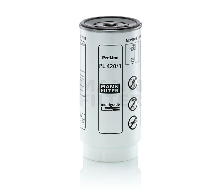Kraftstofffilter MANN-FILTER PL 420/1 x passend für VW, AUDI, BMW, MERCEDES-BENZ, FORD zum günstigen Preis