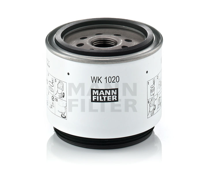 Fuel filter MANN-FILTER WK 1020 x suitable for BMW, VW, AUDI, MERCEDES-BENZ, FORD at cheap price