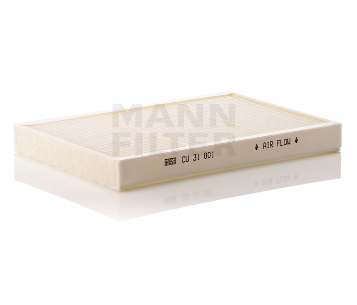 Pollen filter MANN-FILTER CU 31 001 suitable for BMW, VW, AUDI, MERCEDES-BENZ, FORD at cheap price