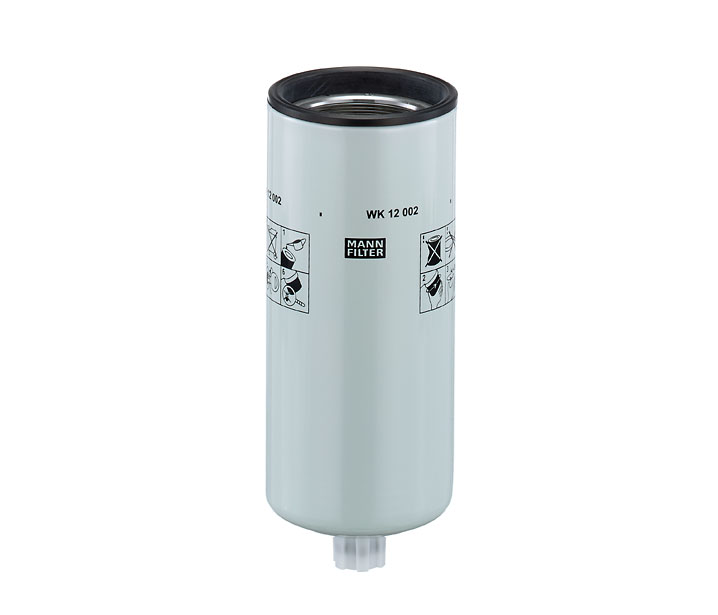 Fuel filter MANN-FILTER WK 12 002 suitable for BMW, VW, AUDI, MERCEDES-BENZ, FORD at cheap price