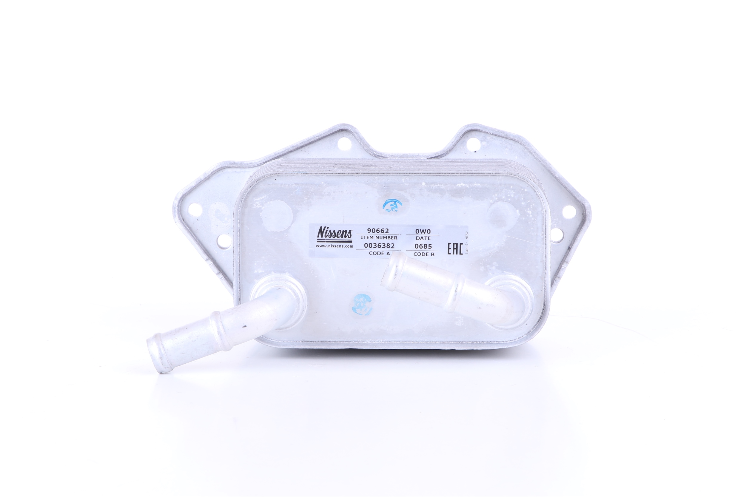 06E117021L OE NISSENS Engine oil cooler 90662