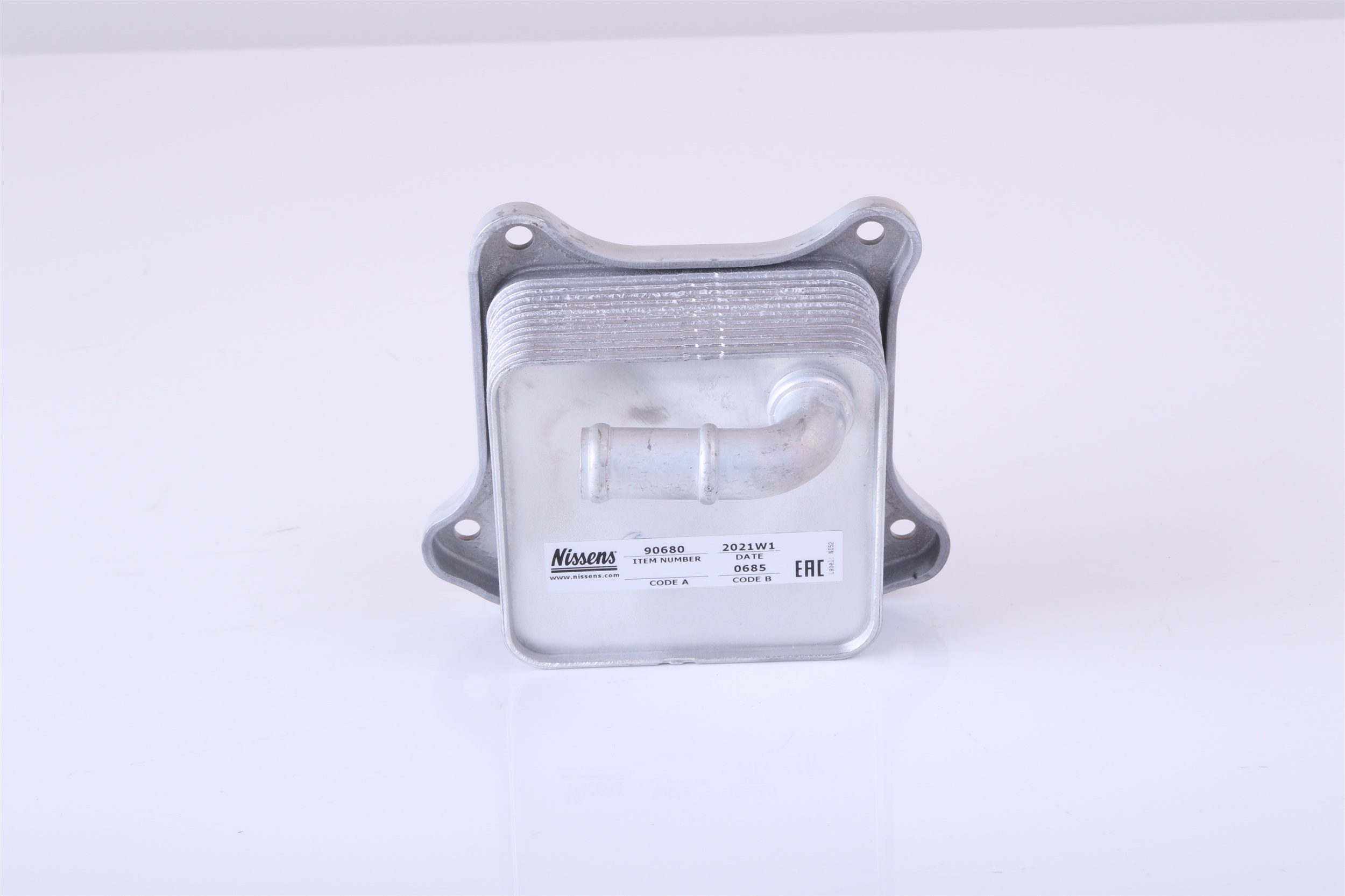 NISSENS 90680 Oljekylare SEAT Ibiza 4 ST (6J8, 6P8) 1.2 TSI Bensin 86 hk 2015 pris