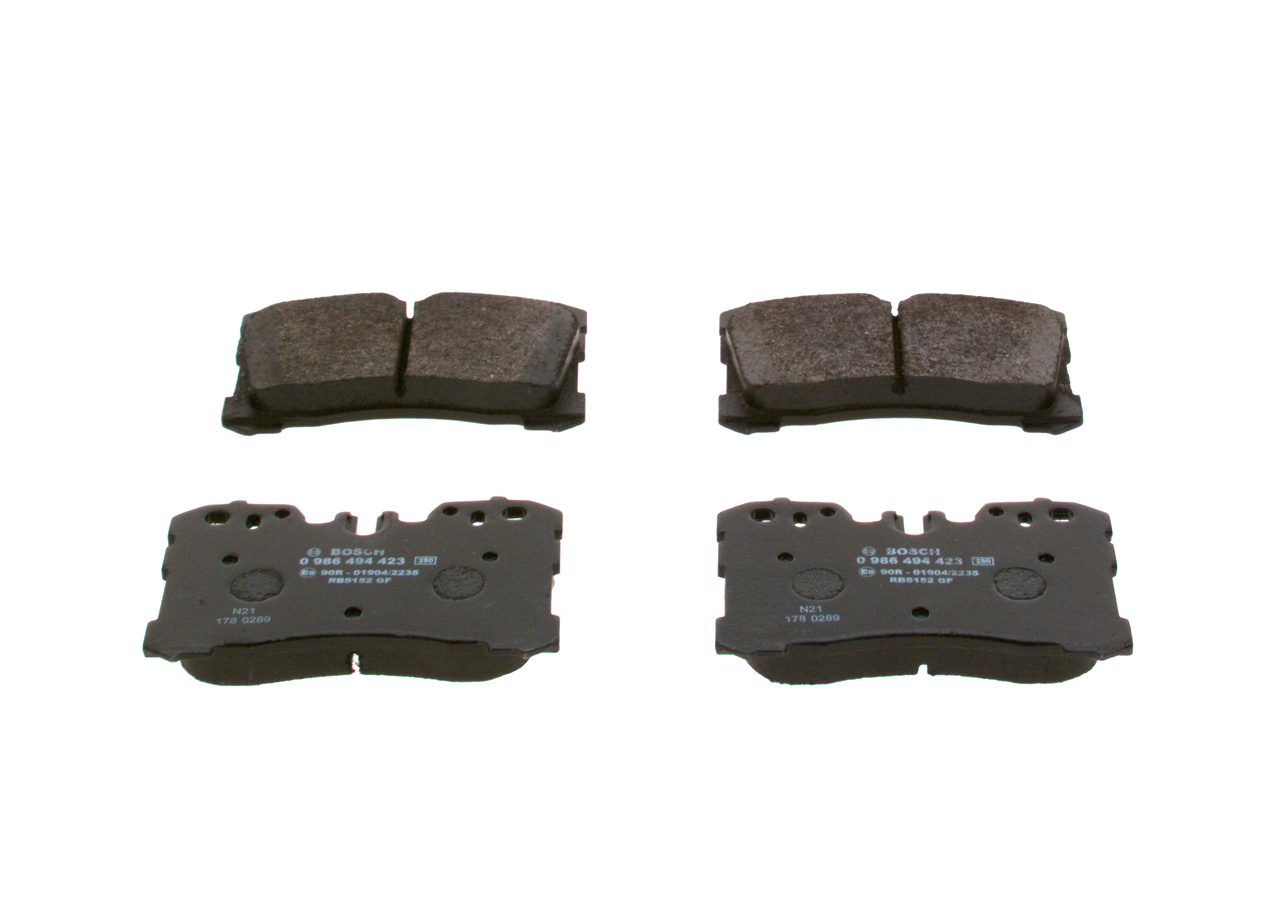 BOSCH 0 986 494 423 stabdžiu kaladėlės LS 500 XF50