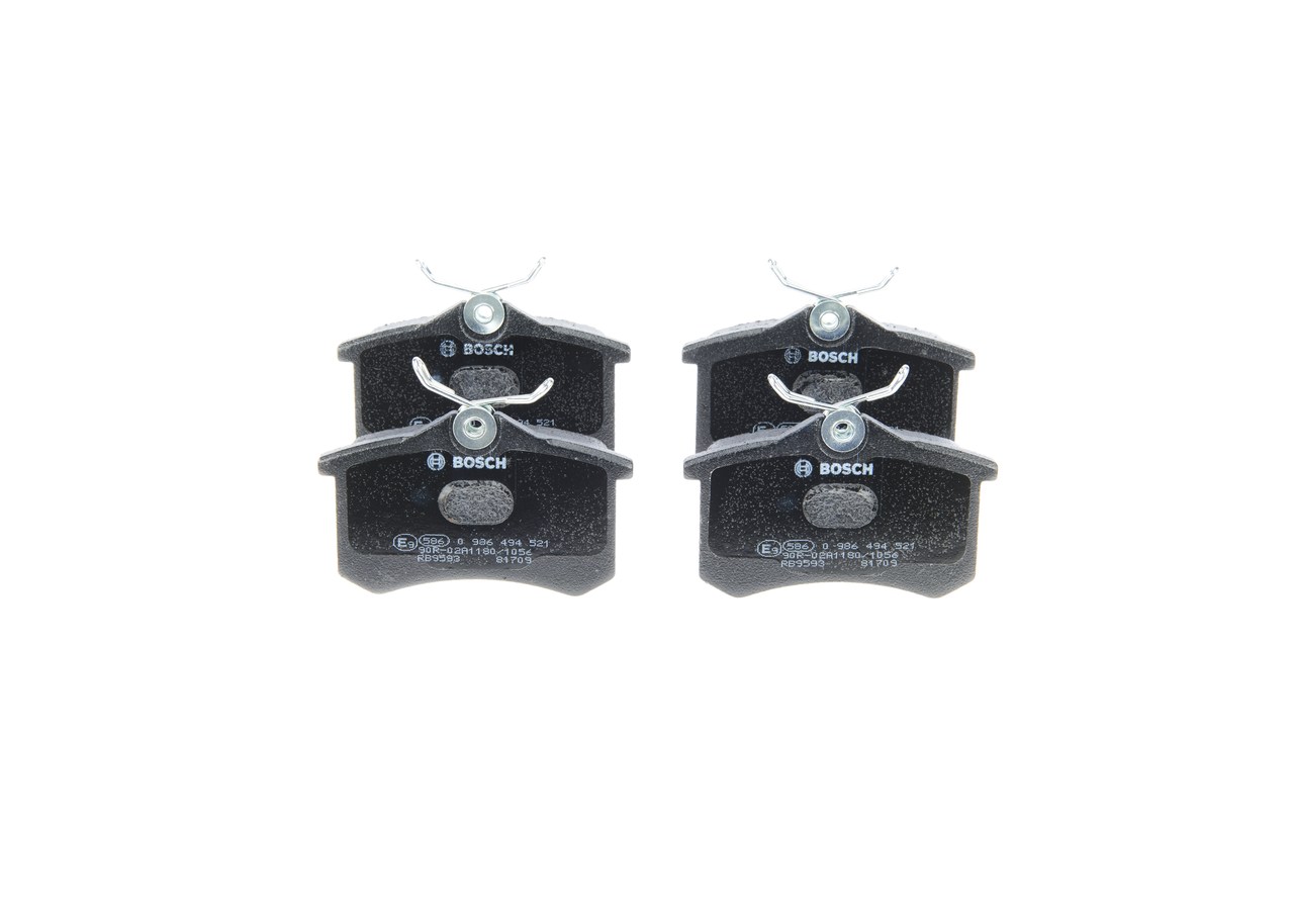 BOSCH 0 986 494 521 Zavorne obloge LANCIA Delta I (831) 2.0 16V HF Evo II Integrale (831.AB) Bencin 215 km 1993