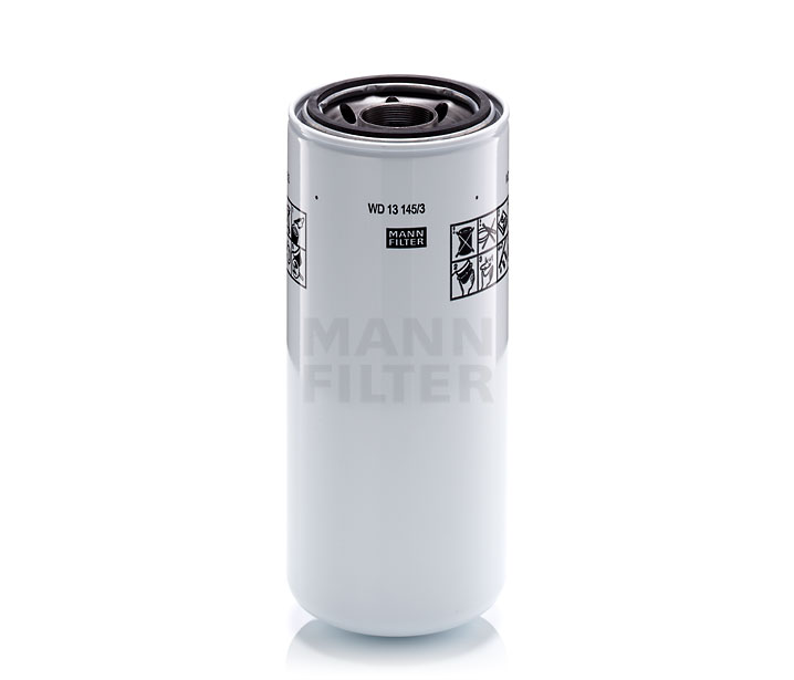 Oliefilter MANN-FILTER WD 13 145/3 der passer til VW, FORD, PEUGEOT, BMW, TOYOTA billig
