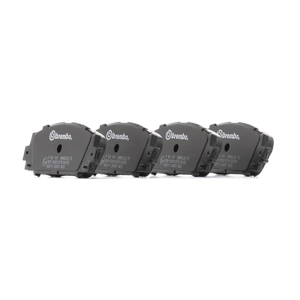 BREMBO P 83 141 bremseklosser Toyota IQ AJ1