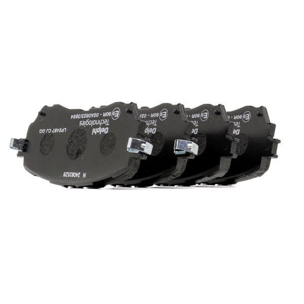 GHY93328ZB OE DELPHI Plaquettes de frein LP2487