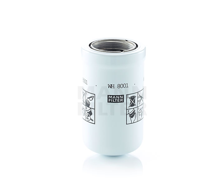 Filter, Arbeitshydraulik MANN-FILTER WH 8001 passend für VW, BMW, AUDI, MERCEDES-BENZ, OPEL zum günstigen Preis