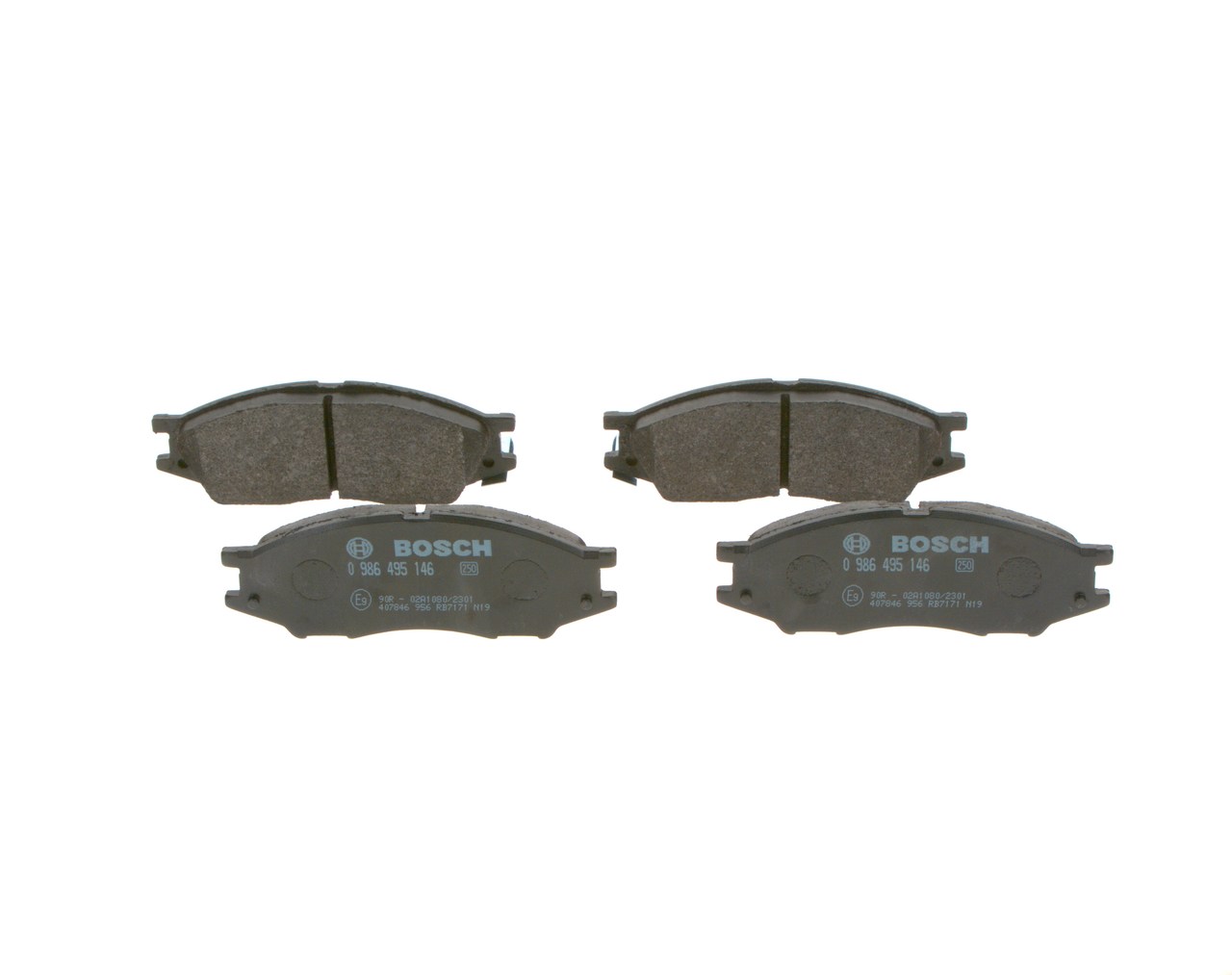 BOSCH 0986495146 Plaquette de frein Nissan SUNNY 1999
