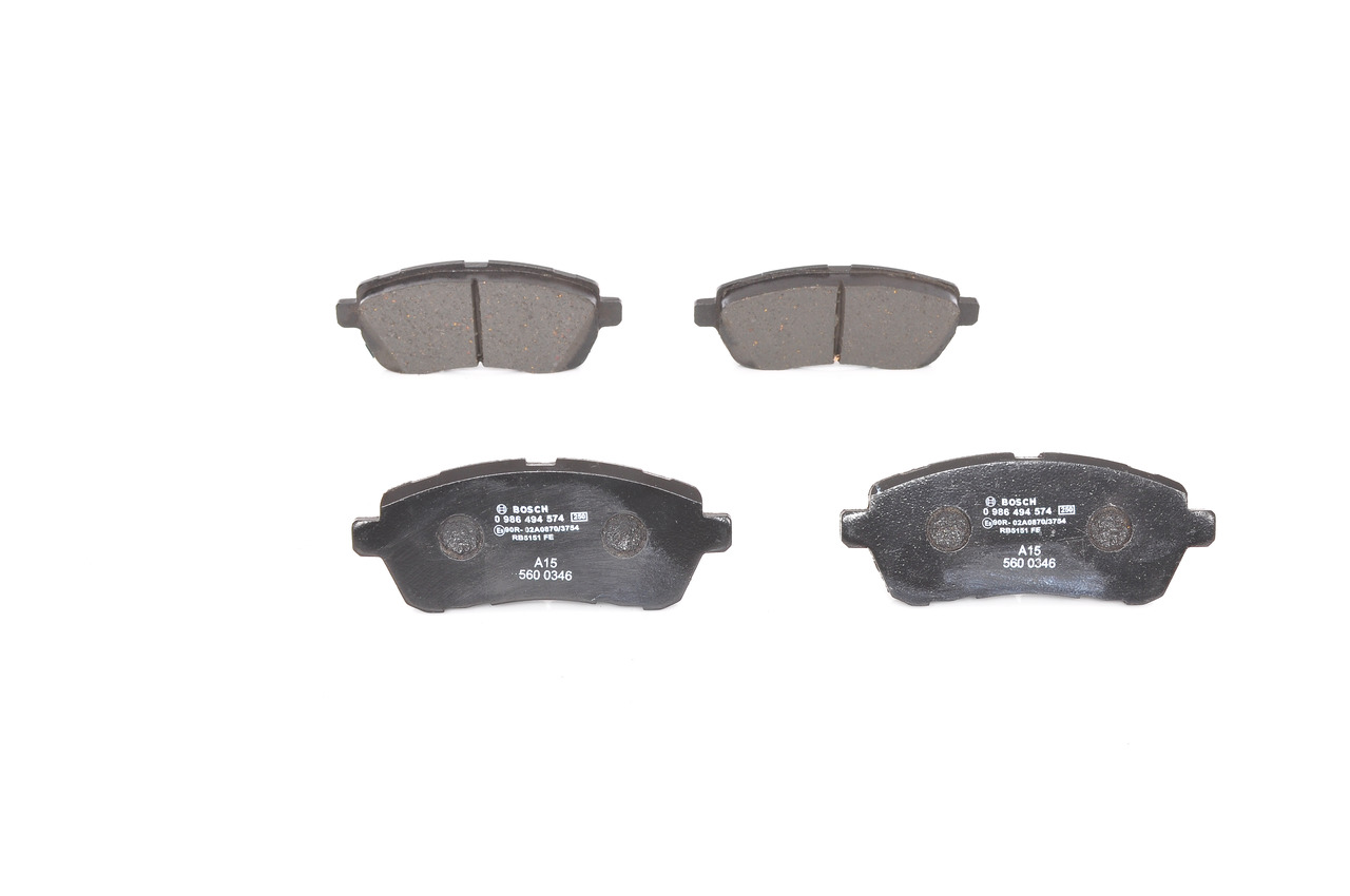 Acheter BOSCH Plaquettes de frein 0 986 494 574