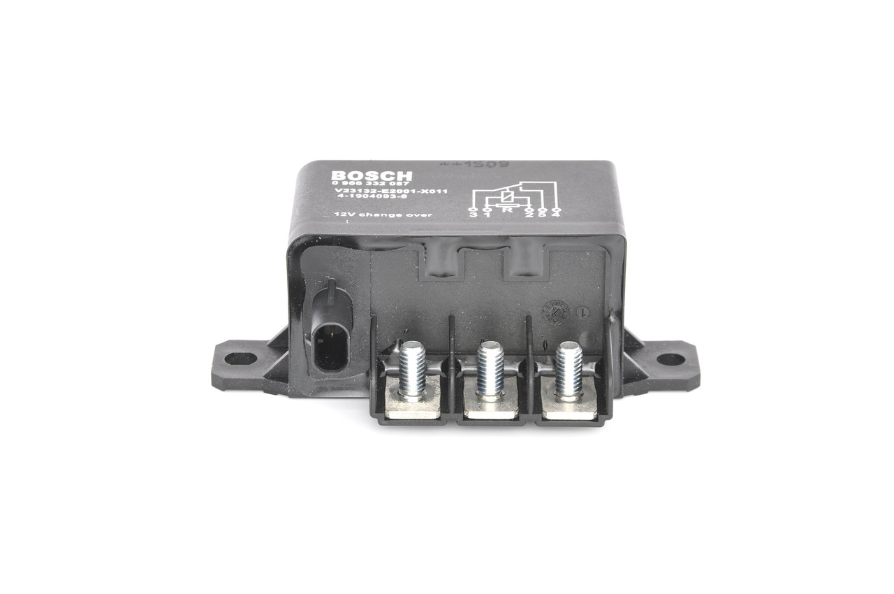 Relė, pagrindinė srovė BOSCH 0 986 332 087 tinka BMW, AUDI, VOLKSWAGEN, MERCEDES-BENZ, VOLVO pigu