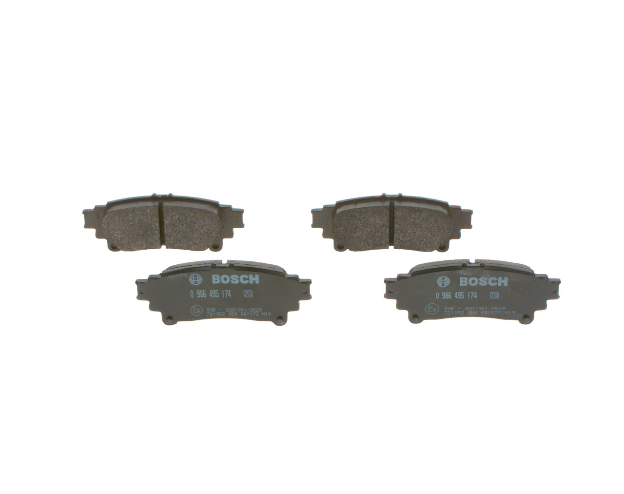 BOSCH 0 986 495 174 Bremssystem Toyota Sienna ASL3