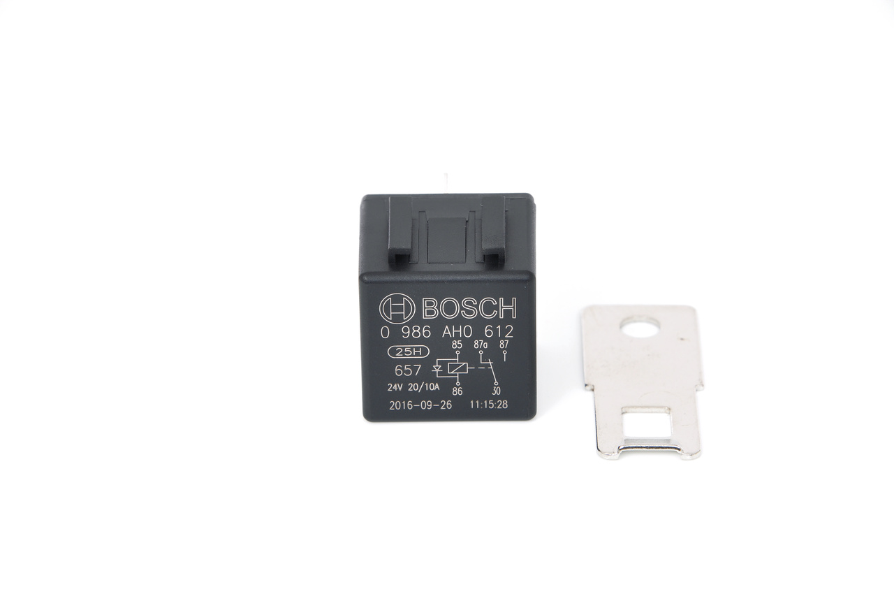 Relay, main current BOSCH 0 986 AH0 612 suitable for BMW, VW, AUDI, MERCEDES-BENZ, FORD at cheap price