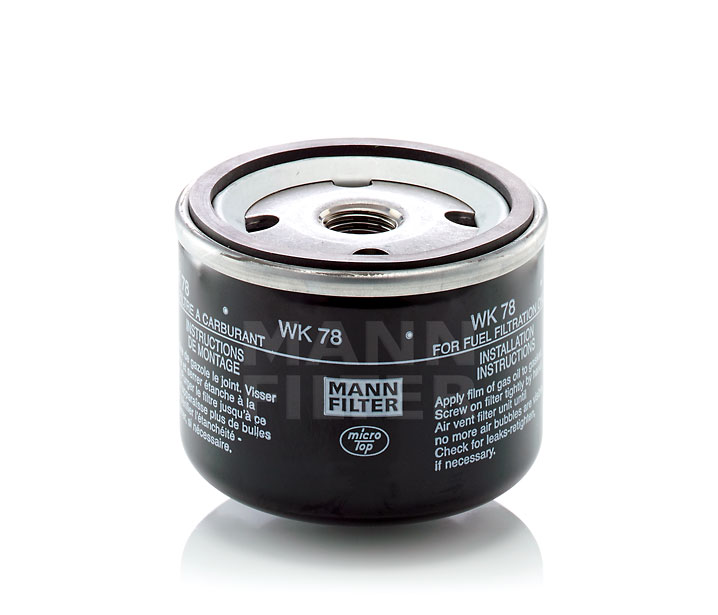 Polttoainesuodatin MANN-FILTER WK 78 sopivat MERCEDES-BENZ, VW, BMW, TOYOTA, VOLVO halvalla