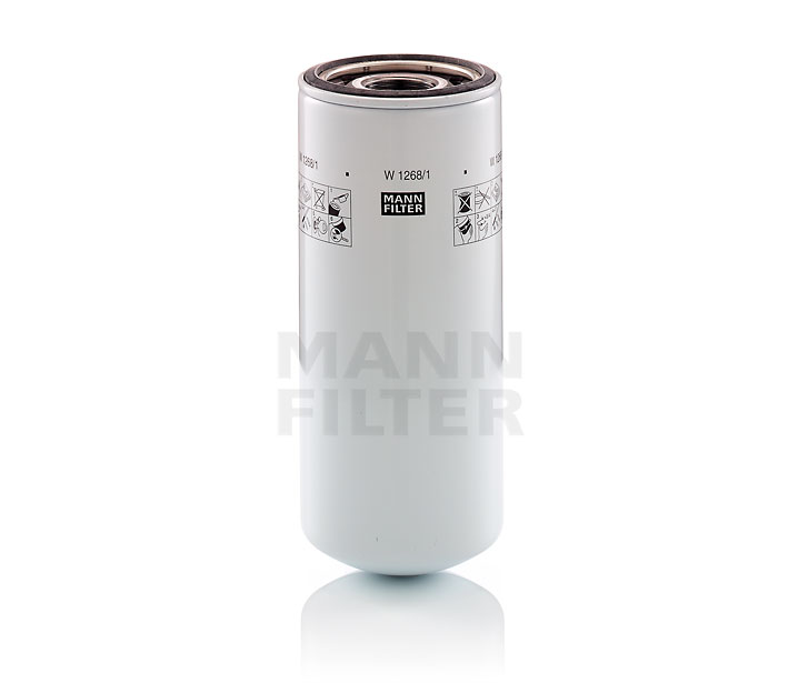 Filtre, système hydraulique de travail MANN-FILTER W 1268/1