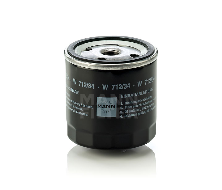 Ölfilter MANN-FILTER W 712/34 (10) passend für VW, MERCEDES-BENZ, BMW, AUDI, OPEL zum günstigen Preis
