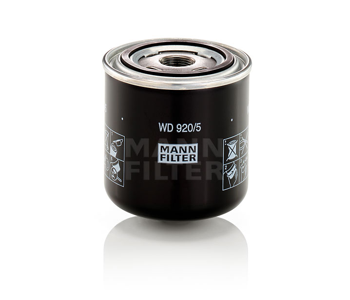 Filtre, système hydraulique de travail MANN-FILTER WD 920/5