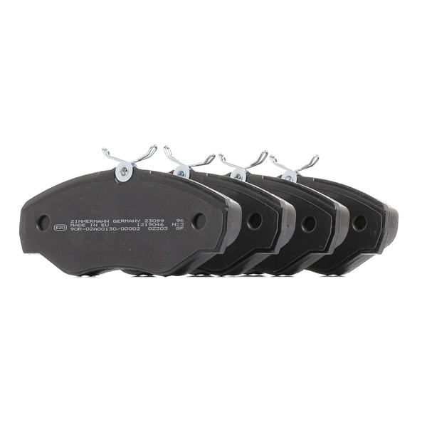 original Nissan NAVARA ZIMMERMANN Bromsbeläggsats 23099.180.1