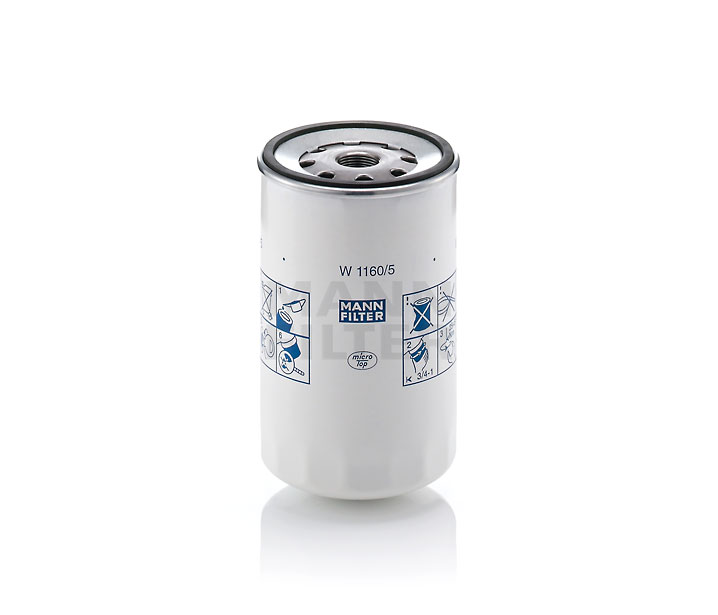 MANN-FILTER Oljefilter W 1160/5