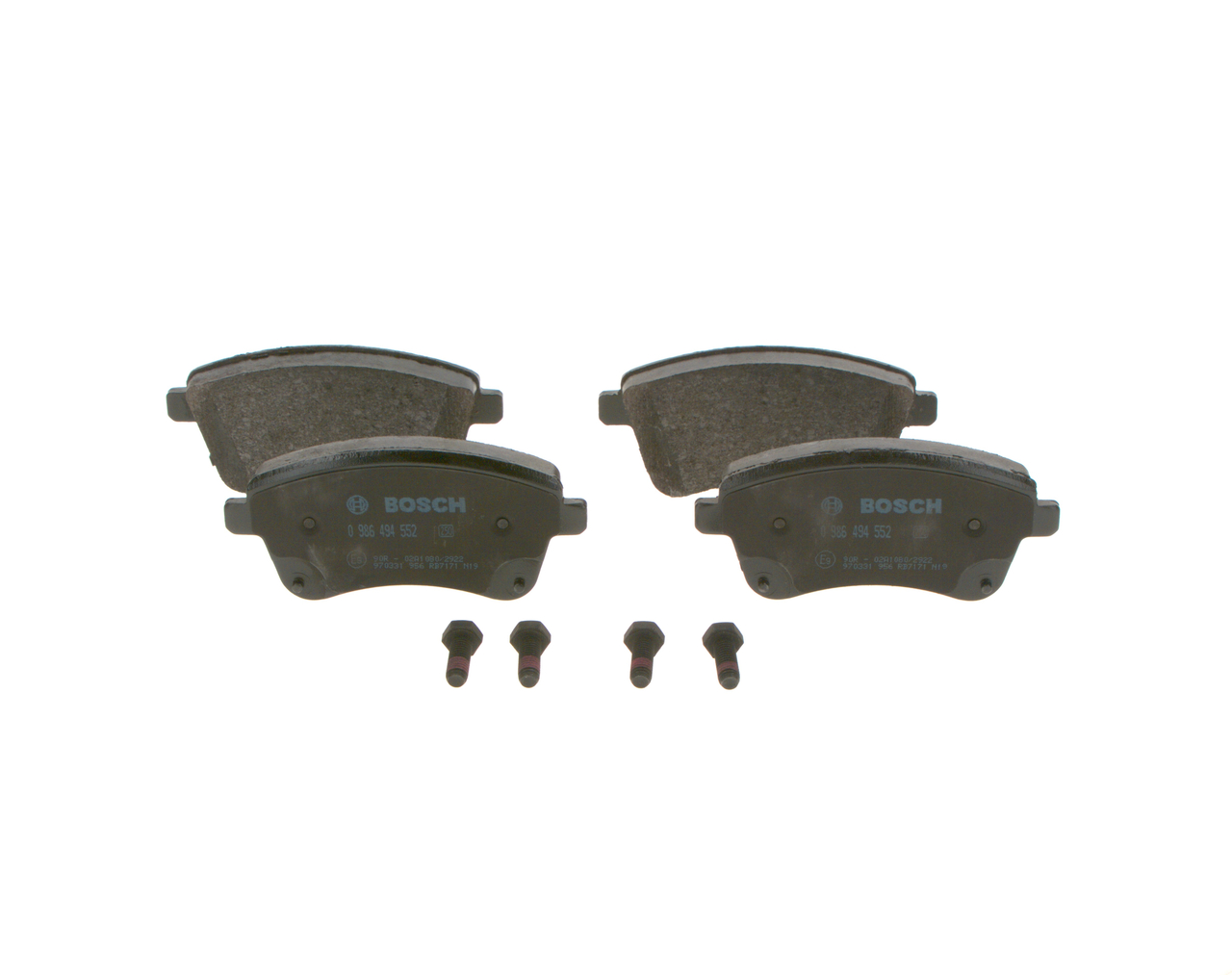 BOSCH Juego de pastillas de freno 0 986 494 552
