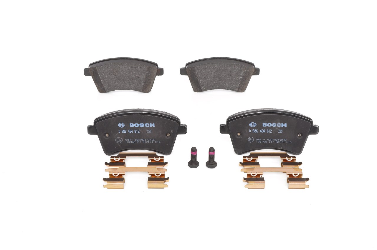 BOSCH 0 986 494 612 Pastilhas RENAULT Kangoo II Be Bop (KW) 1.6 16V Gasolina 109 cv 2022 preço