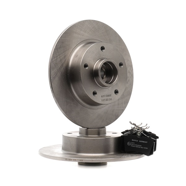 MAPCO 47459 Jarrulevyt ja -palat RENAULT MEGANE 3 (BZ0) 1.6 16V Bensiini 110 hv 2009