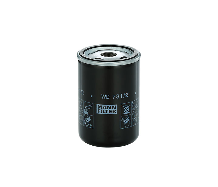 Filtre à huile MANN-FILTER WD 731/2