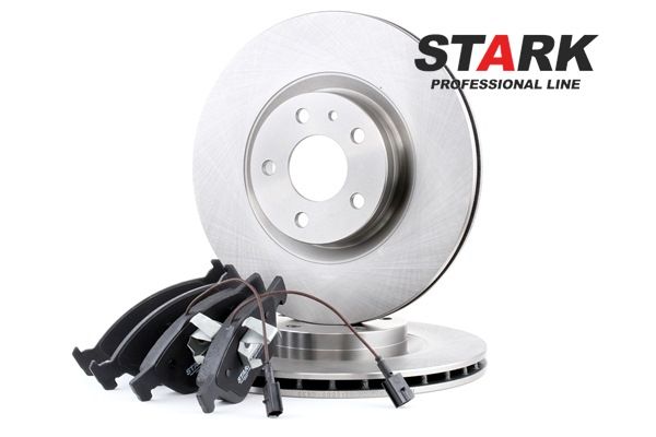 STARK SKBK-1090030 Kit de discos de freno y pastillas MITSUBISHI Pajero III SUV Cabrio (V6_W, V7_W) 3.2 DI-D Gasóleo 160 cv 2002 precio
