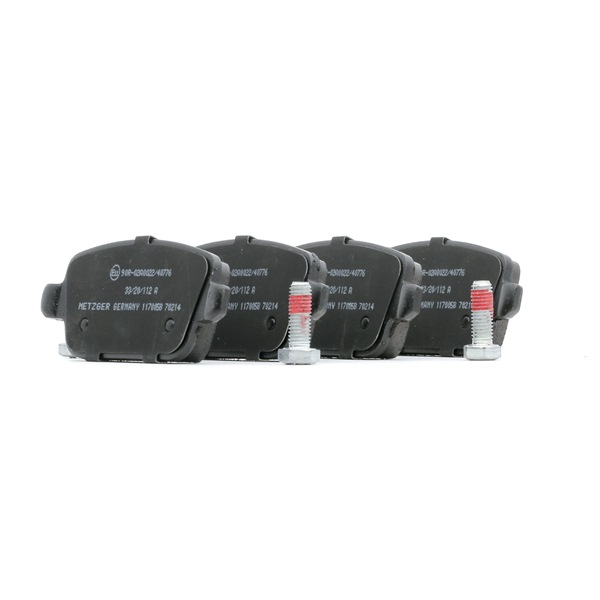1170058 METZGER Pastillas de freno FORD S-MAX