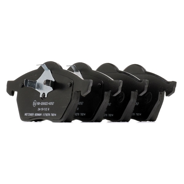 1170278 METZGER Pastillas de freno VOLKSWAGEN SHARAN