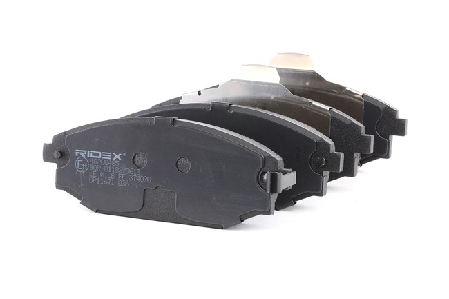 RIDEX 402B0485 Komplet zavornih oblog, ploscne (kolutne) zavore HYUNDAI GALLOPER I 2.5 TD intercooler Dizel 95 km 1994