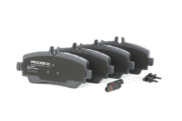 Brake pad set RIDEX 402B0411 suitable for MERCEDES-BENZ at cheap price