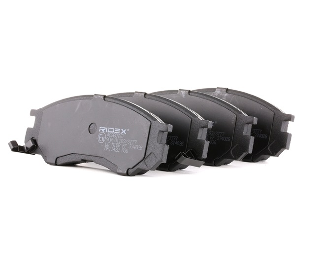 RIDEX 402B0767 Тормозные колодки дисковые MITSUBISHI L 200 (K7_T, K6_T) 2.5 TD 4WD Дизель 115 л.с. 2004