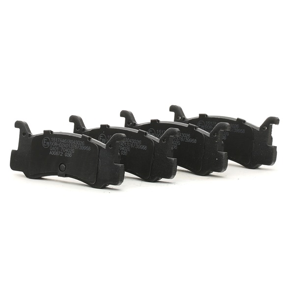 Juego de pastillas de freno B6Y32643Z RIDEX 402B0655