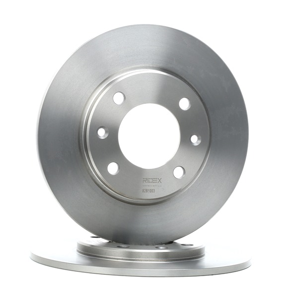 RIDEX 82B1003 Discos de travão PEUGEOT 205 II (20A/C) 1.9 Diesel Diesel 64 cv 1998 preço