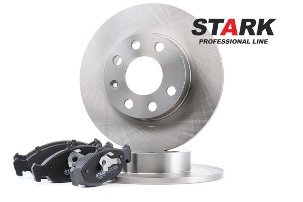 STARK SKBK-1090154 Stabdžių diskai ir kaladėlės OPEL Corsa A CC (S83) 1.6 GSI (F08, M08, M68, F68) benzinas 75 AG 1990