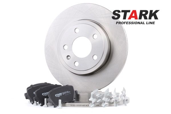 STARK SKBK-1090185 Bremsscheiben und -beläge Audi A4 8h 3.2 FSI 255 PS Benzin 2007