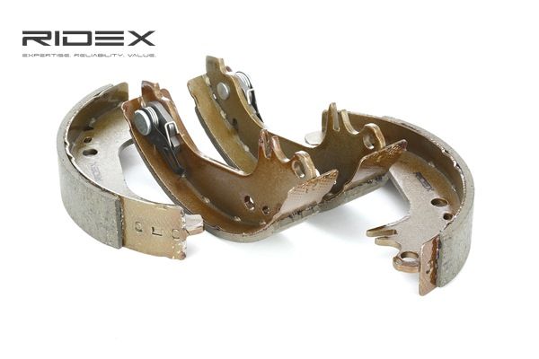 RIDEX 70B0052 Stabdžių antdėklo rinkinys būgninis stabdys PEUGEOT 205 II (20A/C) 1.9 GTI benzinas 120 AG 1992