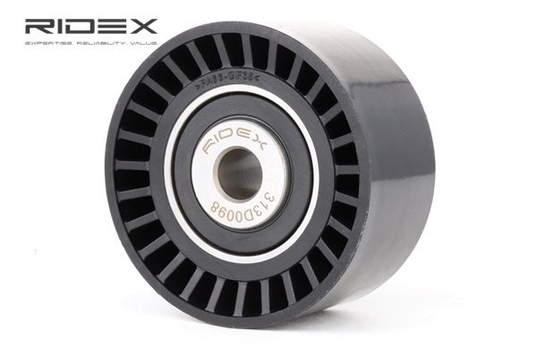 9673528080 OE RIDEX Timing belt deflection pulley 313D0098