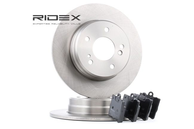 Kit de discos de freno y pastillas A003420272037 RIDEX 3405B0028