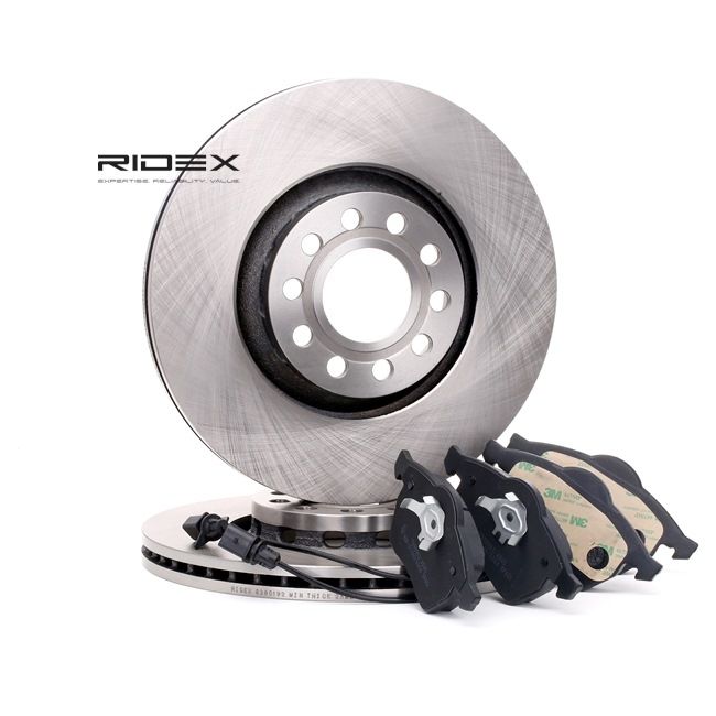 RIDEX 3405B0070 Bremsscheiben und -beläge Audi A4 8h 3.2 FSI 255 PS Benzin 2008